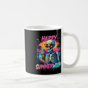 Summer Watermelon Jack-o-lantern Happy Summerween Coffee Mug