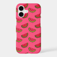 Summer Watermelon on Pink Pattern