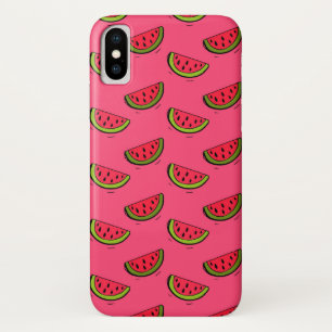 Summer Watermelon on Pink Pattern Case-Mate iPhone Case