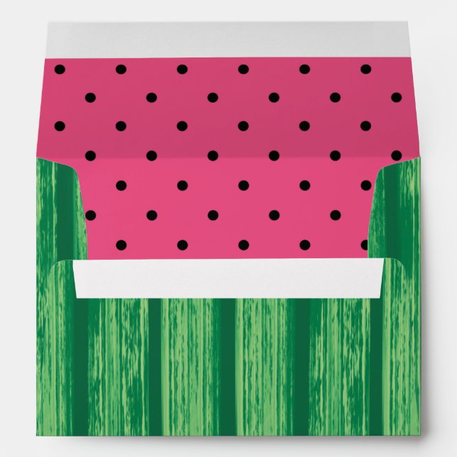 Summer Watermelon Party Envelope (Back (Bottom))