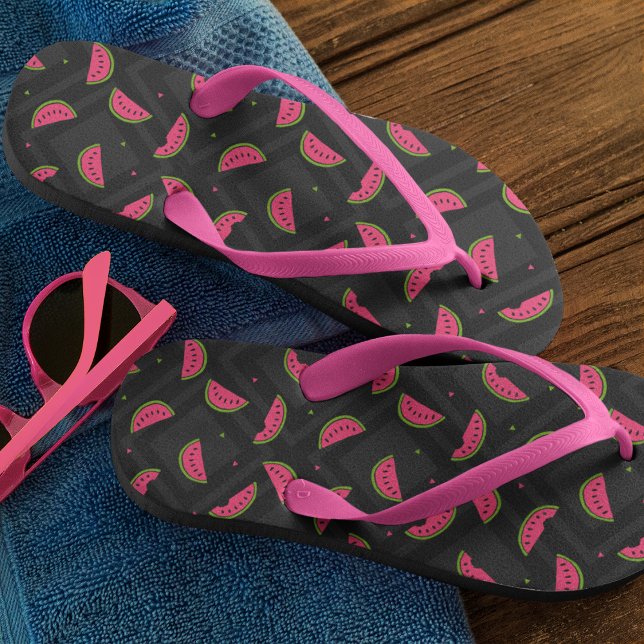 Summer Watermelon Patterned Jandals (Creator Uploaded)