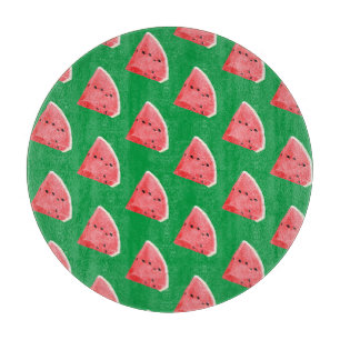 Summer Watermelon Slices Pattern Cutting Board
