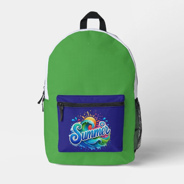Summer Waves Backpack (Front)