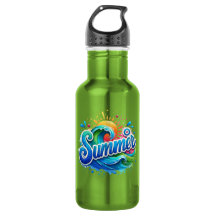 Summer Waves Reusable Water Bottle
