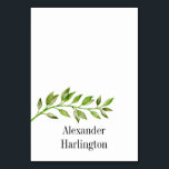 Summer wedding place card. Green botanical seating Table Number<br><div class="desc">Please note, you will need to fold down cards in the centre ♥ You can change name and create as many place cards as need. Put each of them in the cart separately ♥ You can change colour or size of font: click on the button "Customise" ♥ Suitable for birthday,...</div>