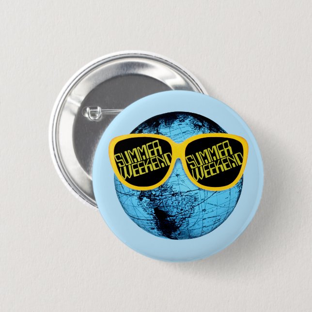 Summer Weekend - promo graphic 6 Cm Round Badge (Front & Back)