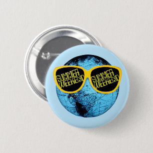 Summer Weekend - promo graphic 6 Cm Round Badge