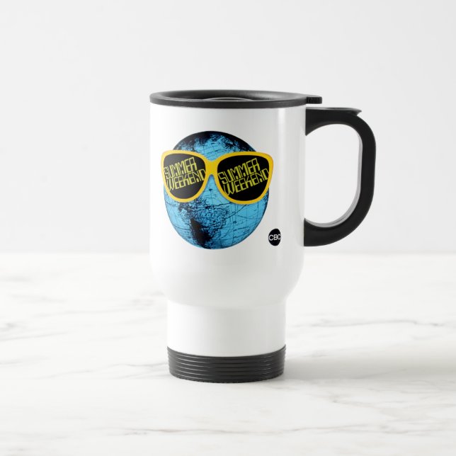 Summer Weekend - promo graphic Travel Mug (Right)