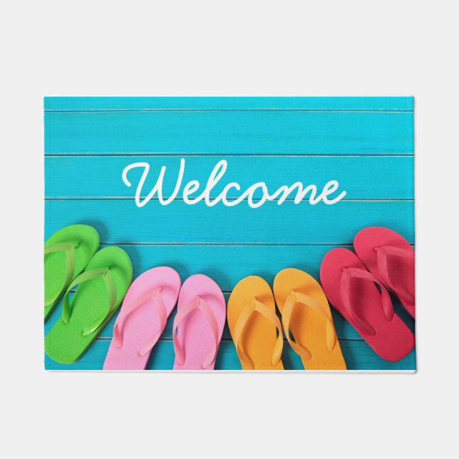 Summer Welcome Door Mat (Front)