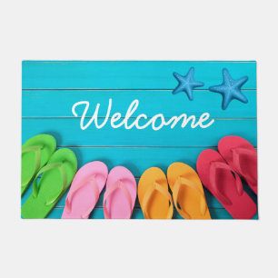 Summer Welcome Door Mat
