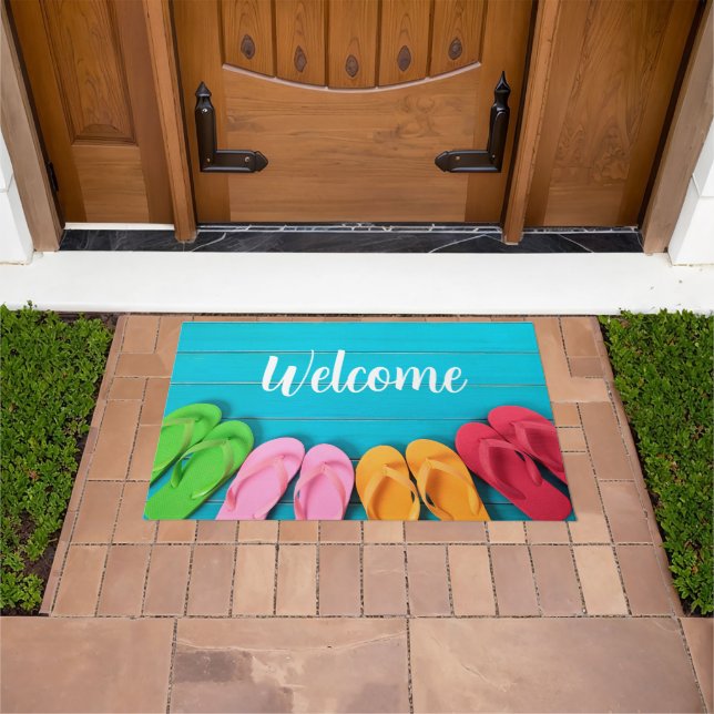 Summer Welcome Doormat (Outdoor)