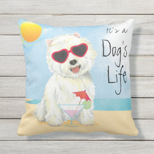 Summer Westie Cushion