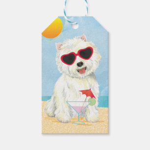 Summer Westie Gift Tags