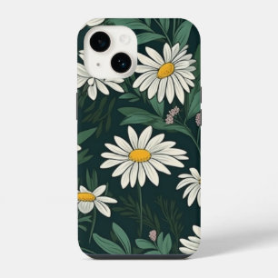Summer White Digial Daisy iPhone 14 Case