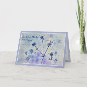 Summer Wildflower Birthday Card
