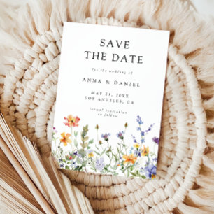 Summer Wildflower Garden Save The Date