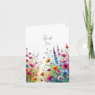 Summer Wildflower In Bloom Spring flower  Card