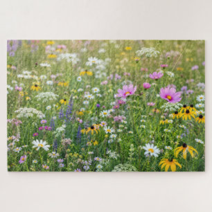 Summer Wildflower Meadow Jigsaw Puzzle