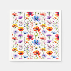 Summer Wildflower Napkin