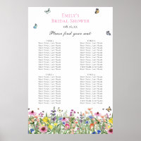 Summer Wildflower Seating Chart