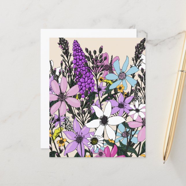 Summer Wildflowers (Front/Back In Situ)