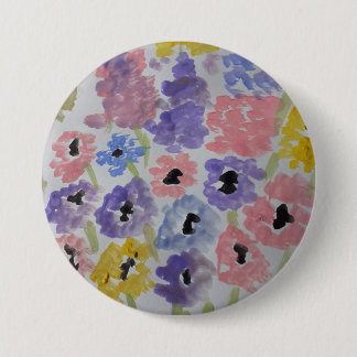 Summer Wildflowers 7.5 Cm Round Badge