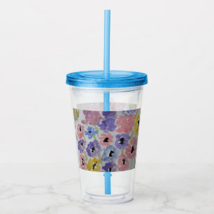 Summer Wildflowers  Acrylic Tumbler