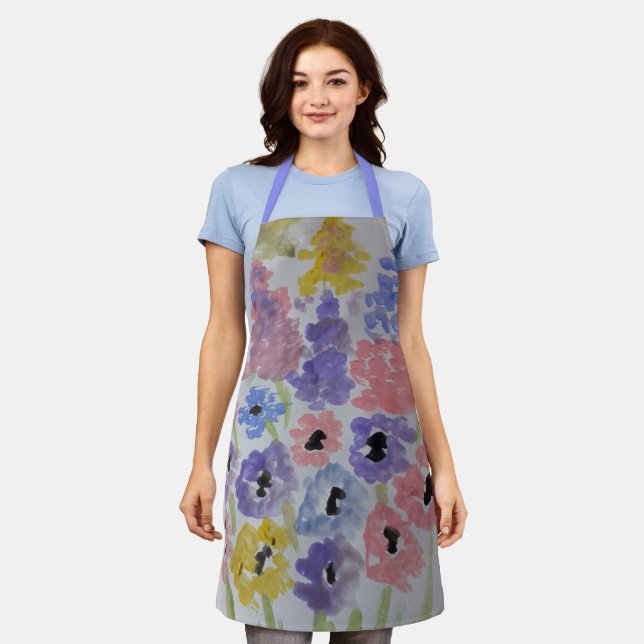 Summer Wildflowers  Apron (Worn)
