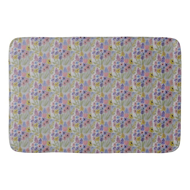 Summer Wildflowers  Bath Mat (Front)