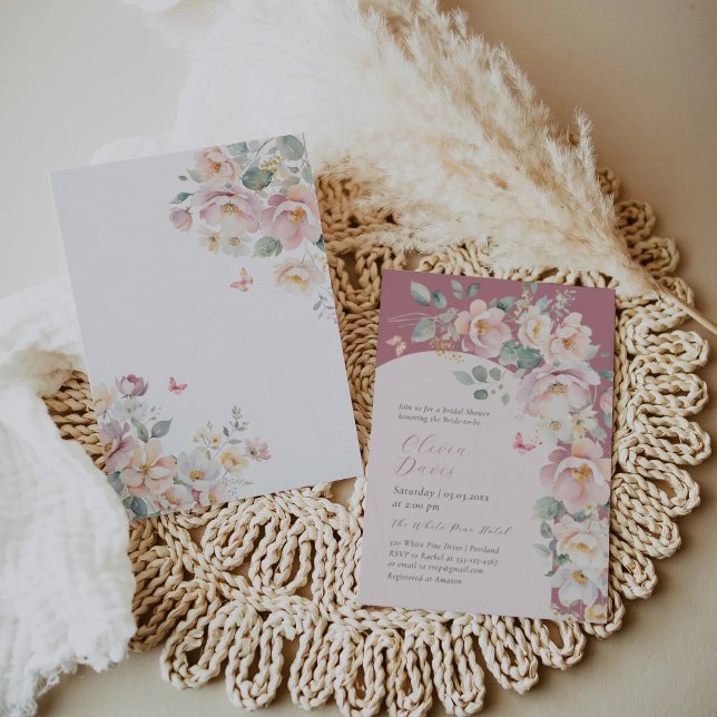 Summer Wildflowers Bridal Shower Invitation (Creator Uploaded)