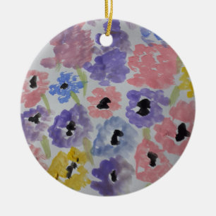 Summer Wildflowers Ceramic Decoration