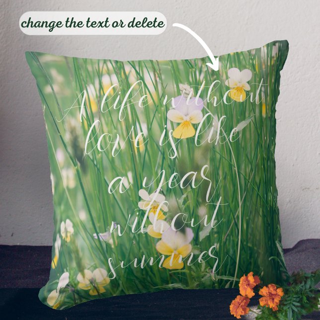 Summer wildflowers cushion (Creator Uploaded)