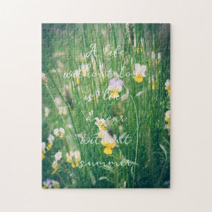 Summer wildflowers jigsaw puzzle