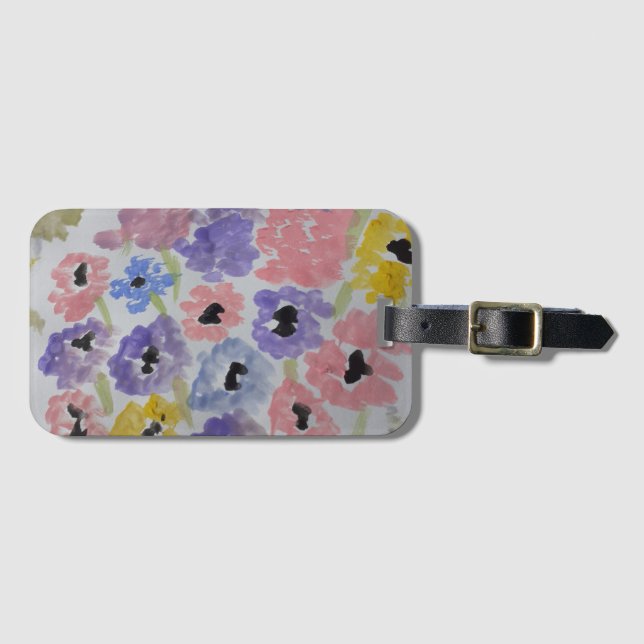 Summer Wildflowers  Luggage Tag (Front Horizontal)