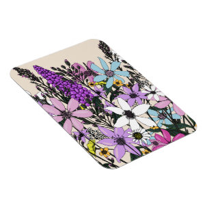 Summer Wildflowers Magnet