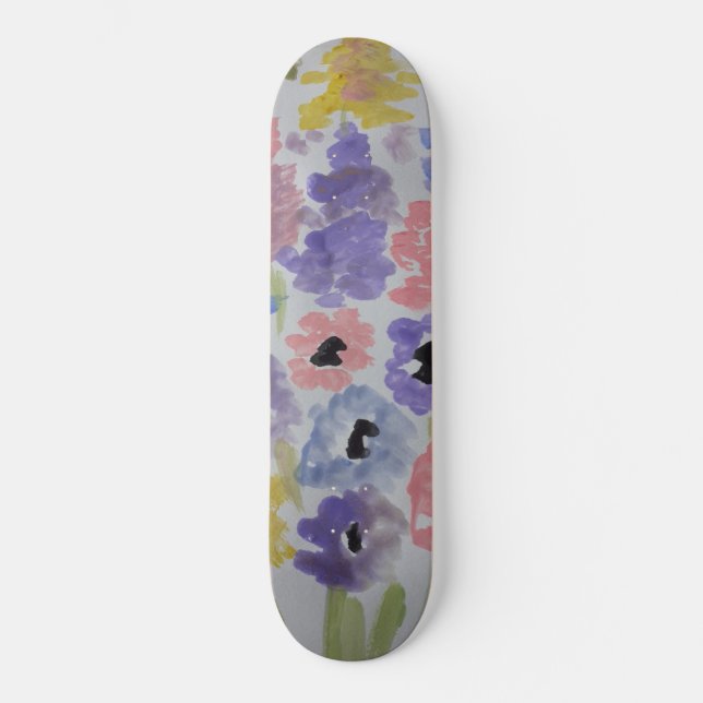 Summer Wildflowers Skateboard (Front)