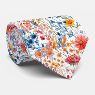 Summer Wildflowers Tie
