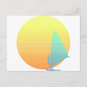 Summer Windsurfer Postcard