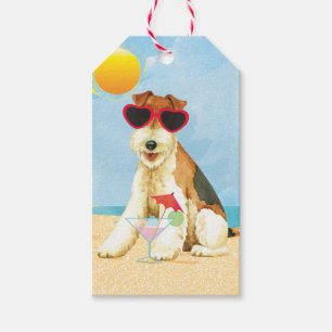 Summer Wire Fox Terrier Gift Tags
