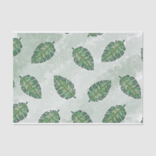 Summer With Green Leaf Tissue Paper