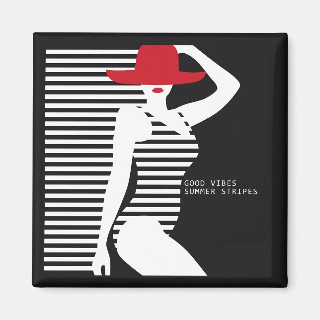 Summer Woman magnet (Front)