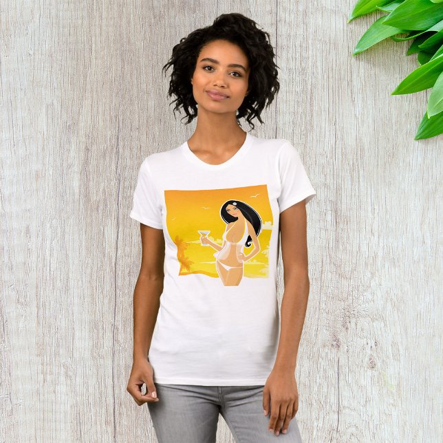 Summer Woman Womens T-Shirt (Creator Uploaded)
