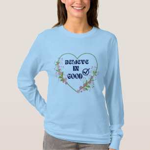 Summer Women's Floral Heart  Quote B I G Clothing T-Shirt