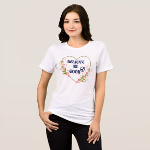 Summer Women's Floral Heart  Quote B I G Clothing Tri-Blend Shirt