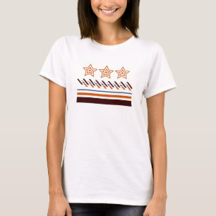 Summer Women's Three -Star Stripes T-Shirt