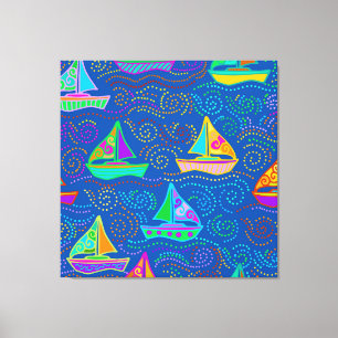 Summer Yachting Canvas Print