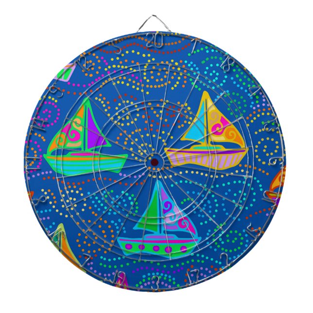 Summer Yachting Dartboard (Front)