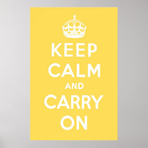 Summer Yellow Poster