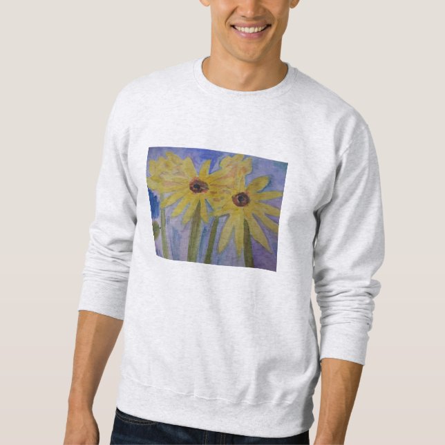 Summer Yellow Sunflowers Sweatshirt (Front)