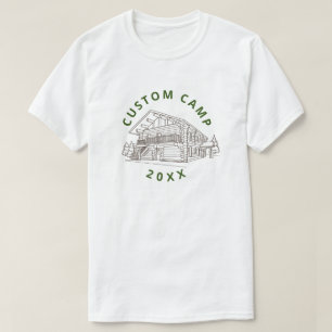 Summer youth camp large cabin/lodge custom design T-Shirt
